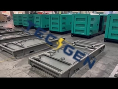 90kva geluidsdichte dieselgenerator met ingebouwde brandstoftank